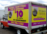 Truck Graphics - Planet Fitness